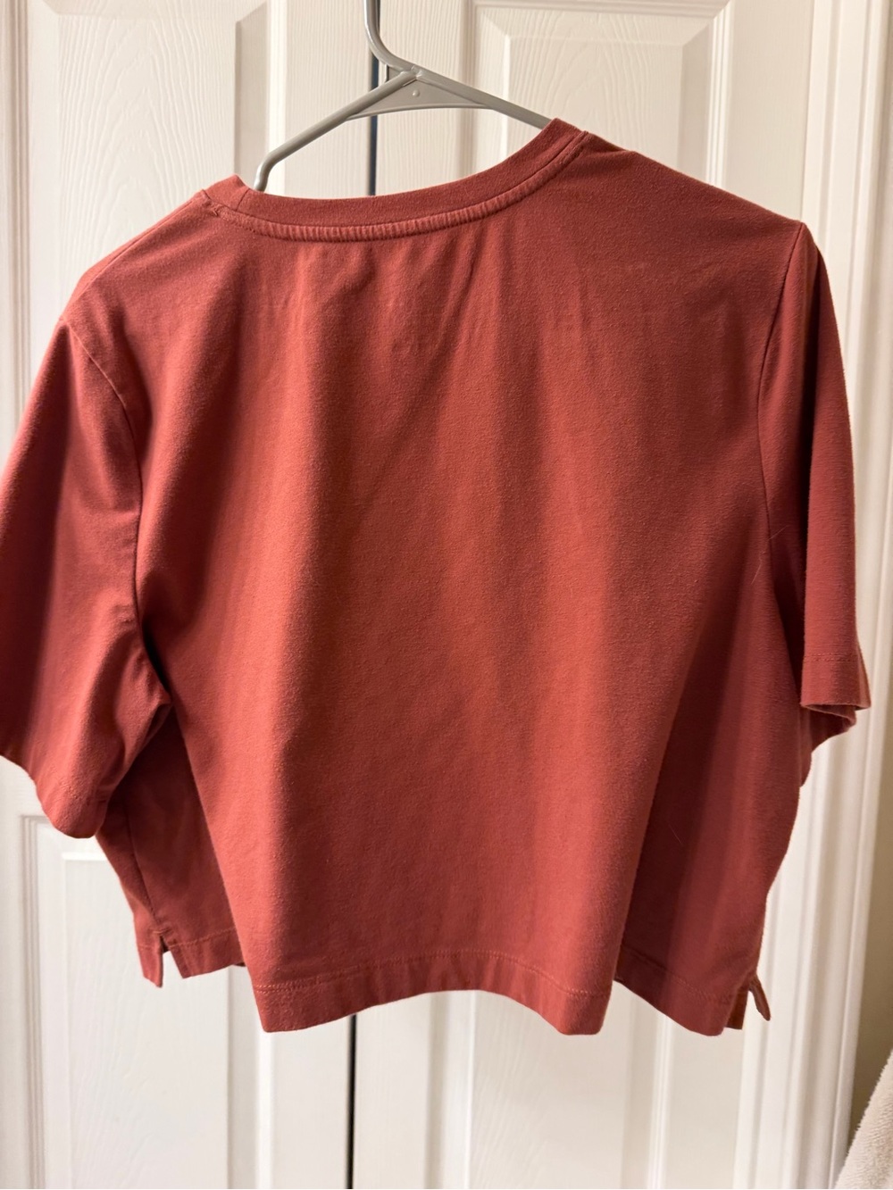 a new day Deep Rust Crewneck Tee - Picture 4 of 4